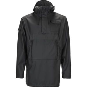 RAINS Waterproof Camp Anorak Jacket | Black - XS S